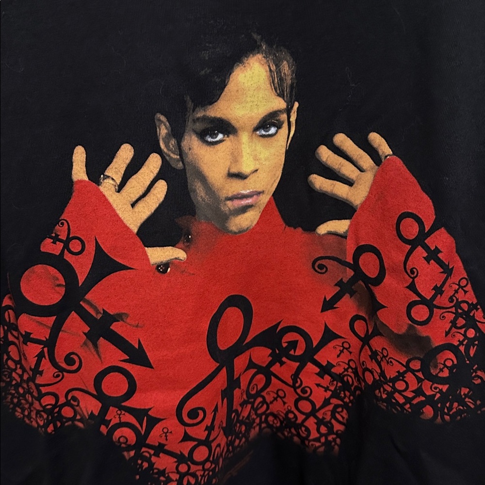 A true unicorn!  Ultra rare Prince shirt, size Large 21x30.
